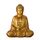 Buddha-Statue Meditation Gold – Dekoration Zen und Feng Shui – bringt beruhigende und entspannende Atmosphäre in Ihr Zuhause – Glücksstatue, Gold, 20 cm – ZenLight