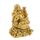 lachineuse - Goldene lachende Buddha-Statuette 7cm - Feng Shui Dekoration - Chinesisches Zen-Dekorationsobjekt für Zuhause, Büro - Glücksbringer Geschenkidee, Gold