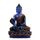 Heilung Lama – Medizin Buddha. Handgefertigt 14 cm hoch Multicolor Blau handbemalt Buddha Figur Skulptur Statue für Frieden und Entspannung.