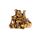 lachineuse - Lachende Buddha-Statue mit 5 Kindern - 14 cm, goldfarben - Feng Shui-Dekoration - Chinesisches Zen-Dekorationsobjekt für Innenbereich, Wohnzimmer - Geschenkidee China Asien Viel Glück