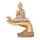 Buddha-Statue für Heimdekoration, goldfarben, 22,1 cm, Buddha-Statuen für Zen-Dekor, Buddha-Statue, groß für spirituelle Buddha-Dekoration für Wohnzimmer, Buddha, Geschenk für Entspannung, Meditation