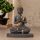 Tied Ribbons Lord Buddha Statue Ornaments for Home Decor Collectible Sculpture for Table Top Indoor Shelf Bedroom Living Room Decoration and Gifting (Glossy Finish Namaskara Mudra, 12 X 16 cm, L X H)