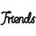 CREATCABIN Friends Wooden Wall Art Decor Wood Sign Laser Cut Lindwood Silhouette Decorative Hanging Sculpture for Yoga Studio Living Room Bedroom Shop Coffee Home Wall Door Gift Black 11.81x4.72Inch
