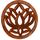 GURU SHOP Geschnitztes Wandbild Deko Wandrelief, Untersetzer - Lotus 20cm, 20x20x2 cm