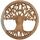 GURU SHOP Geschnitztes Wandbild Deko Wandrelief Lebensbaum - Tree of Life, 2x25x25 cm