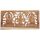 GURU SHOP Geschnitztes Wandbild Deko Wandrelief - 3 Buddhas, 26x50x1 cm
