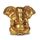 OSNICA Ganesh Ganpati Messingstatue, indische handgefertigte religiöse Skulptur von Ganesha, Antik-Look, massives Messing, Artefakt, Vintage, dekorativ, wertvoll