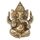 OSNICA Ganesh Ganpati Messingstatue, indische handgefertigte religiöse Skulptur von Ganesha, Antik-Look, massives Messing, Artefakt, Vintage, dekorativ, wertvoll, Sammlung (6,3 cm, 200 g)