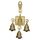 Exotic India Ganesha Bell Messing Statue, 16,5 x 8,9 x 3 cm