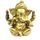 Ganesh Ganpati Messing Statue, indische Handarbeit religiöse Skulptur von Ganesha, Antik-Look, massives Messing, Artefakt, Messing-Finish, Hand, religiöses Geschenk, Metall, 2 Inch Shri Ganesh -1