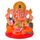 IBA Indianbeautifulart Herr Ganesha Handgefertigte Harz Statue 8 cm Kleines Idol Fur Auto Armaturenbrett Figuren Burotischdekoration