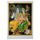indischerbasar.de Bild Shiva & Parvati mit Ganesha 50 x 70 cm Gottheit Hinduismus Kunstdruck Plakat Poster Gold Indien Hochglanz Dekoration