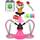Shisha Set Klein mit 2 Schläuche - 30cm Rosa Mini Shisha - 2 Schlauch Shisha mit shisha zubehör 50x Folie + Shisha Tonkopf + 10x Spitzen 2x Mundstück Zange Tragbares Shisha Set mit allem Shisha-Kit