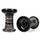 Tabakkopf Shisha Phunnel Kopf - Kitosun Mars Hookah Bowl Schale aus glasiertem Ton mit Rand kompatibel mit Provost & Foil, gut für alle Arten von Shisha-Leckereien 12-15 g (Schwarzweiß)
