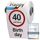 GOODS+GADGETS Lustiges Fun Klopapier zum 40. Geburtstag Toilettenpapier Geschenkartikel Geburtstags-Dekoration 40 und Sexy!