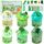 LAWOHO 6 Stück Farbverlauf Grünem Slime Set enthält Fluffy Cloud Wolkenschleim, Clear Slime & Butter Schleim, Schleim Kinder Party Geschenk, Geburtstag Weihnachten Geschenk für Mädchen, Jungen(Gemüse)