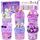 LAWOHO 6 Stück Lavendel Lila Slime Set - Fluffy Cloud Wolkenschleim, Clear Slime & Butter Schleim für Kinder, Mitgebsel Kindergeburtstag Schleim, Halloween Weihnachten Geschenk für Mädchen, Jungen