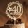 Giftota Cake Topper 40. Geburtstag Holz mit LED Lichterkette - 40. Geburtstag Deko Frauen Männer - Tortendeko 40. Geburtstagsdeko - Kuchen Deko für 40. Geburtstagsdeko