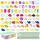 BONNYCO Mochi Squishy Set Mitgebsel Kindergeburtstag Gastgeschenke, 80 Stück Kleine Geschenke für Kinder. Mitbringsel Kindergeburtstag Gastgeschenk, Pinata Füllung. Give Aways, Einschulung Set