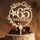 Giftota Cake Topper 65. Geburtstag Holz mit LED Lichterkette - 65. Geburtstag Deko Frauen Männer - Tortendeko 65. Geburtstagsdeko - Kuchen Deko für 65. Geburtstagsdeko