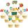 24 Stück Schulanfang Tortendeko, Schuleinführung deko Cupcake Topper, Tortendeko Einschulung, deko Einschulung Junge für Schulkind, Junge und Mädchen Schulanfang Party Dekoration (Tafel)