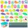 BONNYCO Mochi Squishy Set Mitgebsel Kindergeburtstag Gastgeschenke, 40 Stück Kleine Geschenke für Kinder sie Leuchten im Dunkeln. Mitbringsel Kindergeburtstag Gastgeschenk, Pinata Füllung