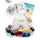SoSi 5 Glückssteine, 2-3cm, Mitgebselstein, Mitbringsel, Give Away, Glücksbringer, Kindergeburtstag, Gastgeschenk, Kindergarten, Taufe, Kommunion, Einschulung