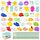 BONNYCO Mochi Squishy Set Mitgebsel Kindergeburtstag Gastgeschenke, 40 Stück Kleine Geschenke für Kinder. Mitbringsel Kindergeburtstag Gastgeschenk, Pinata Füllung. Give Aways, Einschulung Set