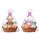 2 Stück Boensi Geschenkkorb, 38x28x12 cm Geschenkkorb-Set mit 1x Korb, 2 x Schleifen,2 x Cellophan-Beutel,1 x Grußkarte für Weihnachten, Geburtstage, Hochzeiten, Ostern