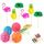 OMIGA 70 Stücke Cocktail Dekoration Drink Dekoration Spieße 3D Flamingo Ananas Papier Palme Geeignet für Partys Geburtstagsbars Getränke Usw (Mehrfarbig)