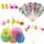OMIGA 150 Stück Cocktail Deko Schirmchen Feuerwerk Palmen Ananas Flamingo Cocktail Picks Strohfarben Mischen EIS Spieße Deko für Cocktail Sommer Party Drink Dekoratione (Gemischte Farben)