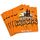 Halloween Servietten - 40 Stück Orange Kürbis Tischdeko für Party, Karneval und Happy Halloween Deko (33×33cm)