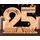 Giftota - 2026 Originelle 25 Geburtstag Geschenk Frauen & Männer - 25 Silberhochzeit - Geldgeschenke 25 mit LED Lichterkette Ständer - Holz-Schild Gästebuch - 25 Geburtstag Deko - Hochzeitsgeschenke