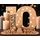 Giftota - 2026 Originelle 10 Geburtstag Geschenk Mädchen & Jungen - 10 Rosenhochzeit - Geldgeschenke 10 mit LED Lichterkette Ständer - Holz-Schild Gästebuch - 10 Geburtstag Deko - Hochzeitsgeschenke