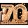 Giftota - 2026 Originelle 70 Geburtstag Geschenk Frauen & Männer - Geldgeschenke Geburtstag 70 mit LED Lichterkette Ständer - Holz-Schild Gästebuch - 70 Geburtstag Deko - Personalisierbares Geschenk