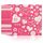 40 Stück Valentinstag Servietten herz Valentinstag Party Tischdekorationen 33x33cm Rosa Herzen Cocktail Servietten für Hochzeit Jubiläen Geburtstag und Flitterwochen