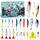 Angel Adventskalender 2025 Männer - 24 Türchen Premium Angelköder Set Angler, Vater, Opa, Bruder, Freund - Advent Calendar 2025 Fishing Lure