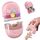 Megainvo Nagelfeile Baby Elektrisch USB Wiederaufladbar Nagelfeilen Baby Nail Trimmer Nageltrimmer Baby Electric Nail File Baby Fingernägel Schleifer Nagelpflegeset für Neugeborene Erstausstattung