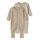 Name IT Unisex Baby Nbnnightsuit 2p Zip Ff Y/D Core 2 Noos Schlafanzug, Pure Cashmere, 68 EU