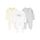 Simple Joys by Carter's Unisex Baby 3-Pack Neutral Sleep and Play Kleinkind-Schlafanzüge, Hellgrau Ministreifen/Weiß Elefant/Giraffe, 3-6 Monate (3er Pack)