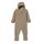 Sterntaler Unisex Baby Overall Overall aus Microfleece, Mit Reißverschluss und Hand- und Fußstulpen, Braun Melange, 62