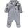 Sterntaler Unisex Baby Overall, Grau (Silber Melange), 62