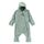 Sterntaler Baby Overall Fleece Unisex - Jumpsuit aus Microfleece Stickerei, Reißverschluss, sowie Hand- und Fußstulpen - steingrün, 74
