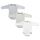 MEA BABY Unisex Langarm Body aus 100% Baumwolle im 5er Pack, Mit Aufdruck für Mädchen und Jungen (86, Jungen 4)