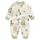 Minizone Babyschlafanzug Jungen Strampler, Baumwolle Einteiler mit Druckknöpfen - Atmungsaktiv Langlebig Weich - Ideal zum Spielen Schlafen 3-6 Monate, Dinosaurier