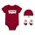 Levi's Kids Classic batwing infant hat bodysuit bootie set 3pc Baby Jungen Pastel Turquoise 0-6 Monate