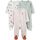Simple Joys by Carter's 3er-Pack Sleep and Play, Veggie-Streifen, Neugeboren