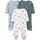 Simple Joys by Carter's 3er-Pack Sleep and Play, Streifensafari, Neugeboren