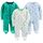 Simple Joys by Carter's Baby Jungen Baumwoll-Strampler mit Fuß, 3er-Pack, Autos/Dinosaurier/Sport-pack, 3-6 Monate