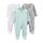 Simple Joys by Carter's Unisex Baby 3-Pack Neutral Sleep and Play Kleinkindschläfer, Grau Löwe/Grün Streifen/Weiß Sterne, 6-9 Monate (3er Pack)